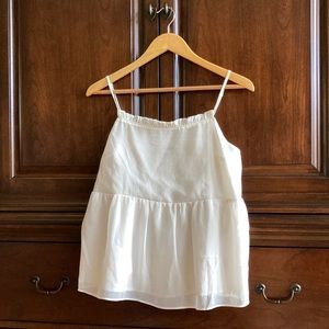 New!  Banana Republic. White tank. Size Medium.